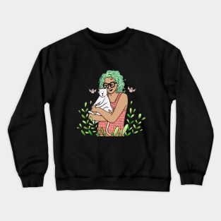 Cat Lady 1 Crewneck Sweatshirt